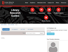 Tablet Screenshot of lbcc.libguides.com