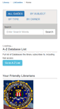 Mobile Screenshot of fbilibrary.libguides.com